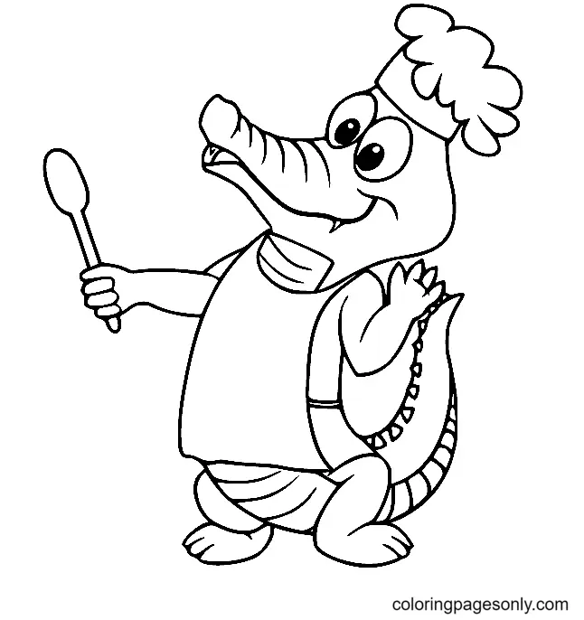 Alligator Coloring Pages 33