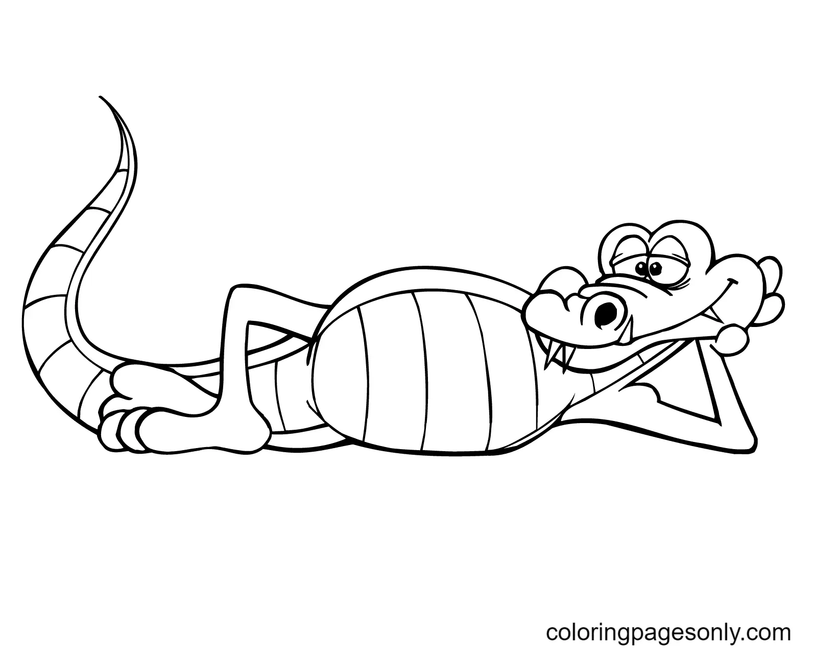 Alligator Coloring Pages 44