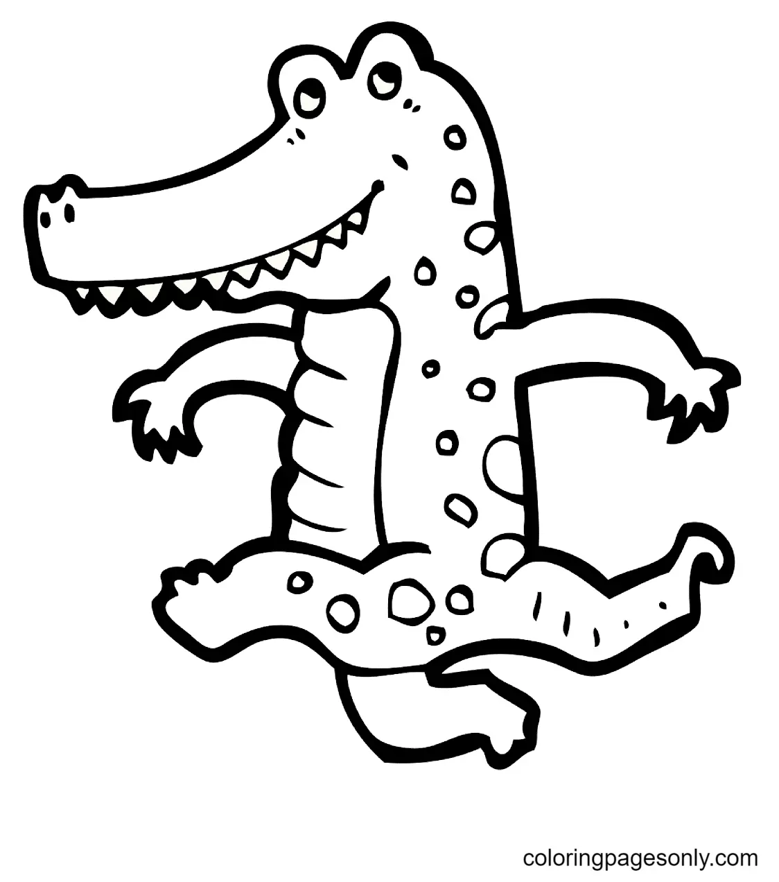 Alligator Coloring Pages 46