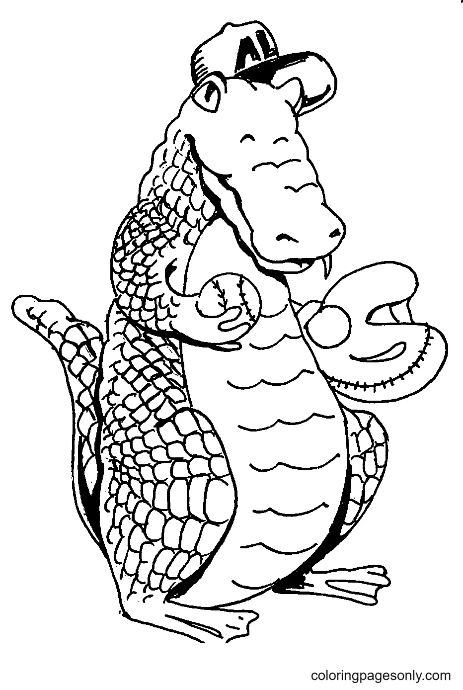 Alligator Coloring Pages 56
