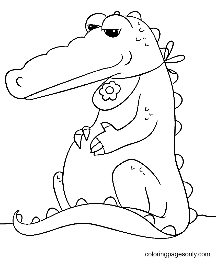 Alligator Coloring Pages 61