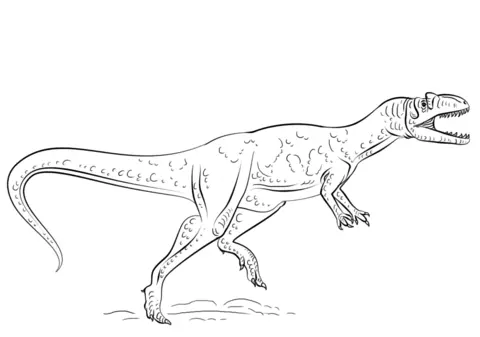 Allosaurus Coloring Pages 17