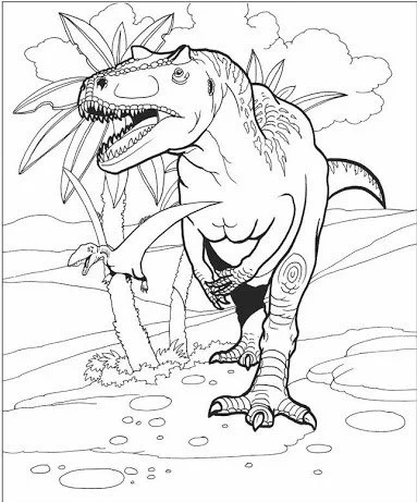 Allosaurus Coloring Pages 24