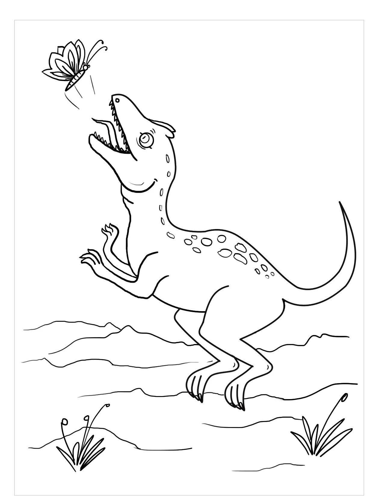 Allosaurus Coloring Pages 38