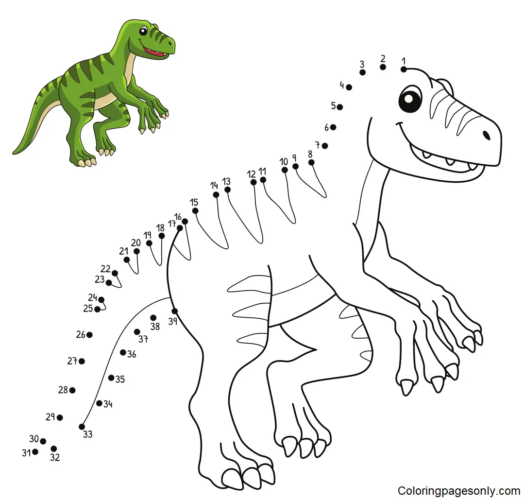 Allosaurus Ausmalbilder