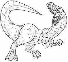 Allosaurus Coloring Pages 7