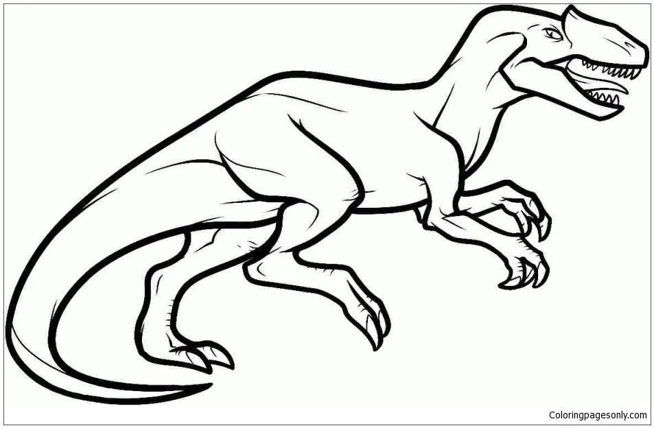 Allosaurus Coloring Pages 8