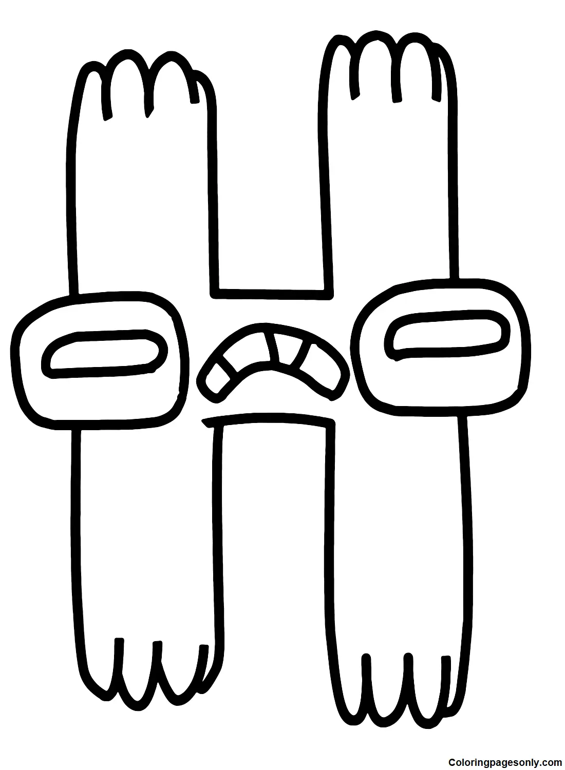 Alphabet Lore Coloring Pages 10