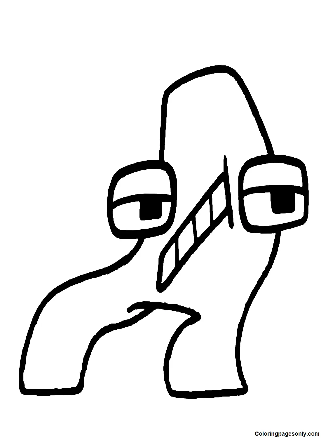 Alphabet Lore Coloring Pages 15