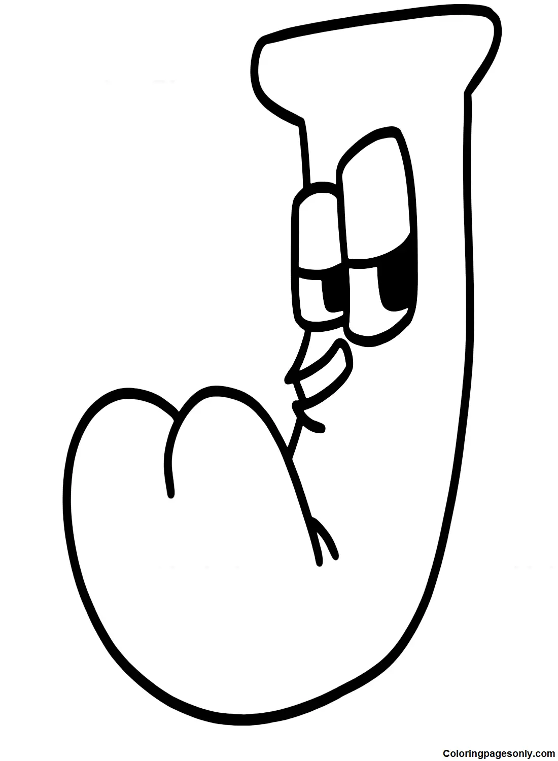 Alphabet Lore Coloring Pages 22