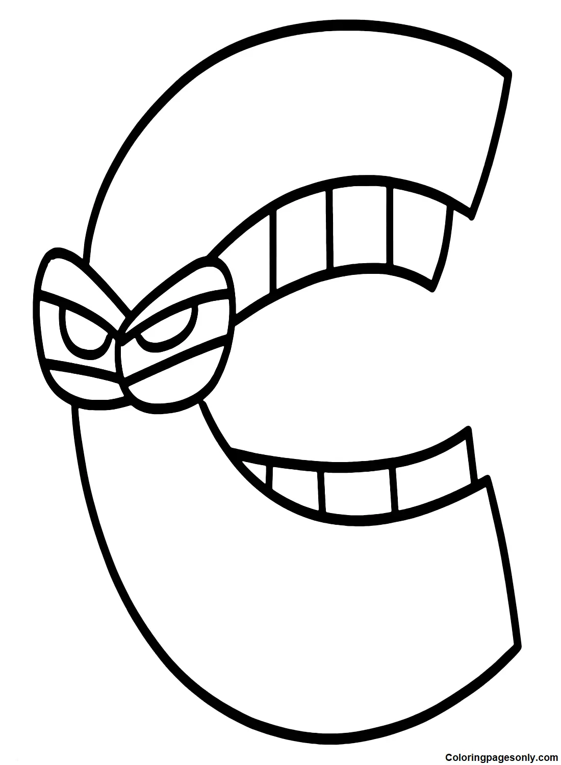 Alphabet Lore Coloring Pages 26