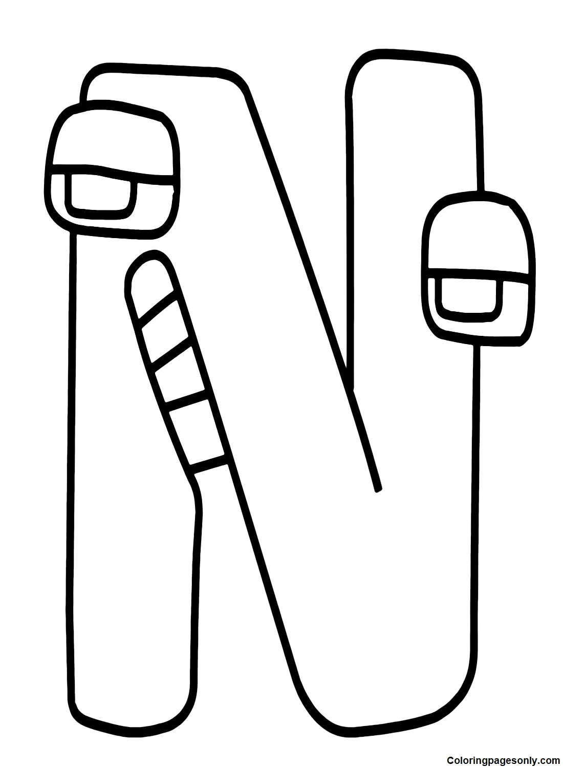 Alphabet Lore Coloring Pages 27