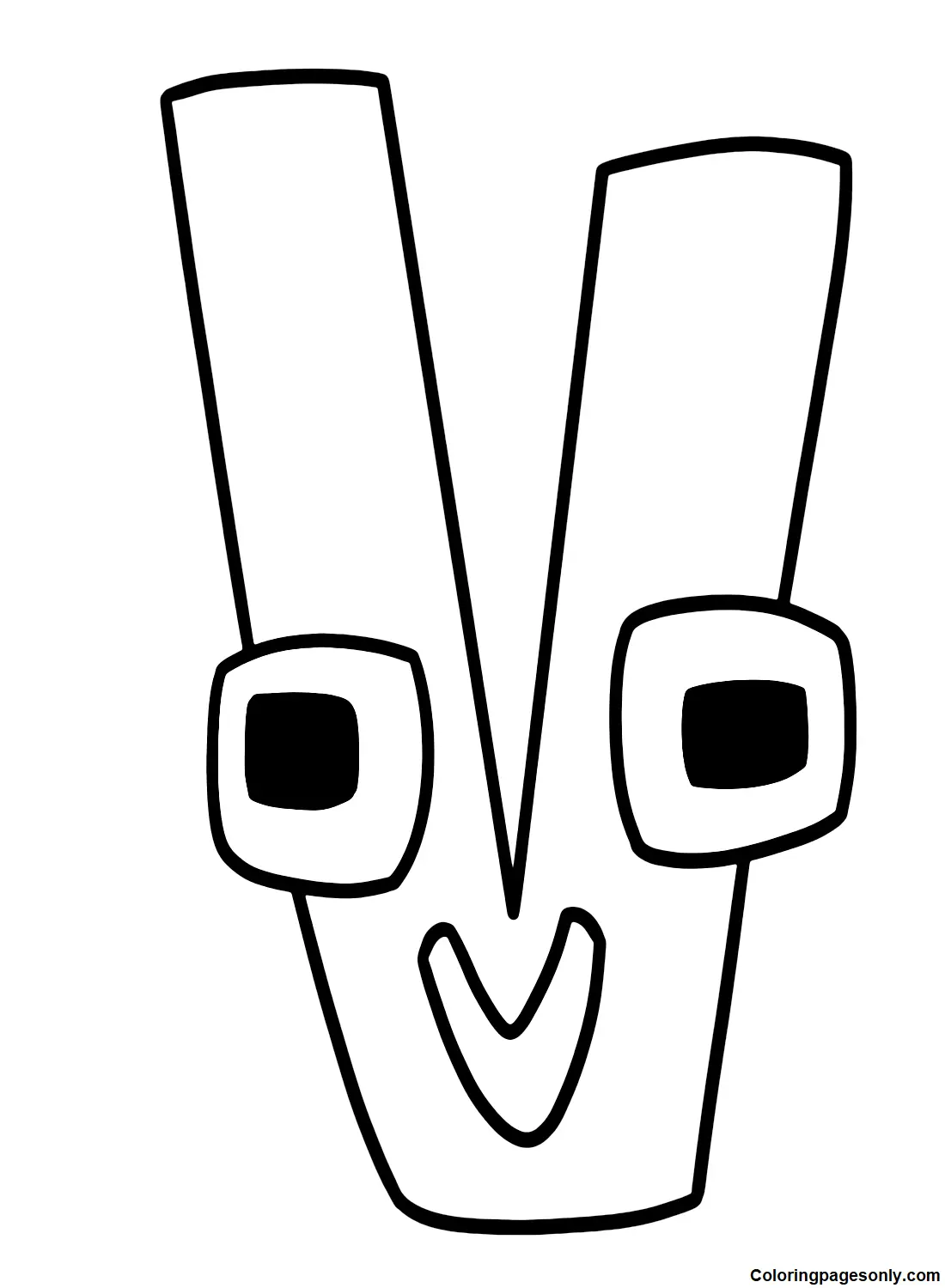 Alphabet Lore Coloring Pages 33