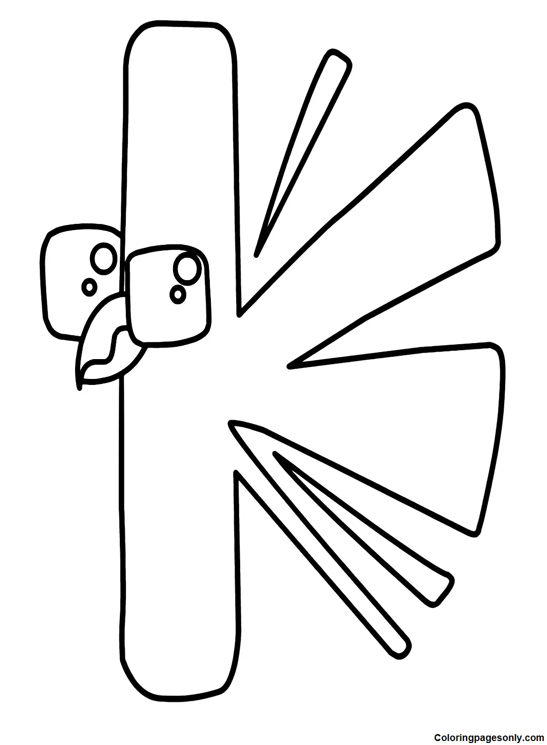 Alphabet Lore Coloring Pages 35