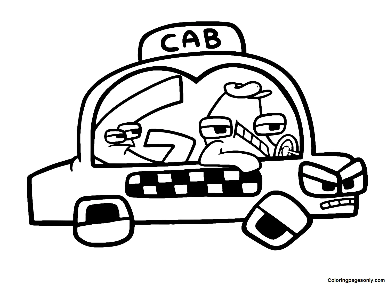 Alphabet Lore Coloring Pages 39