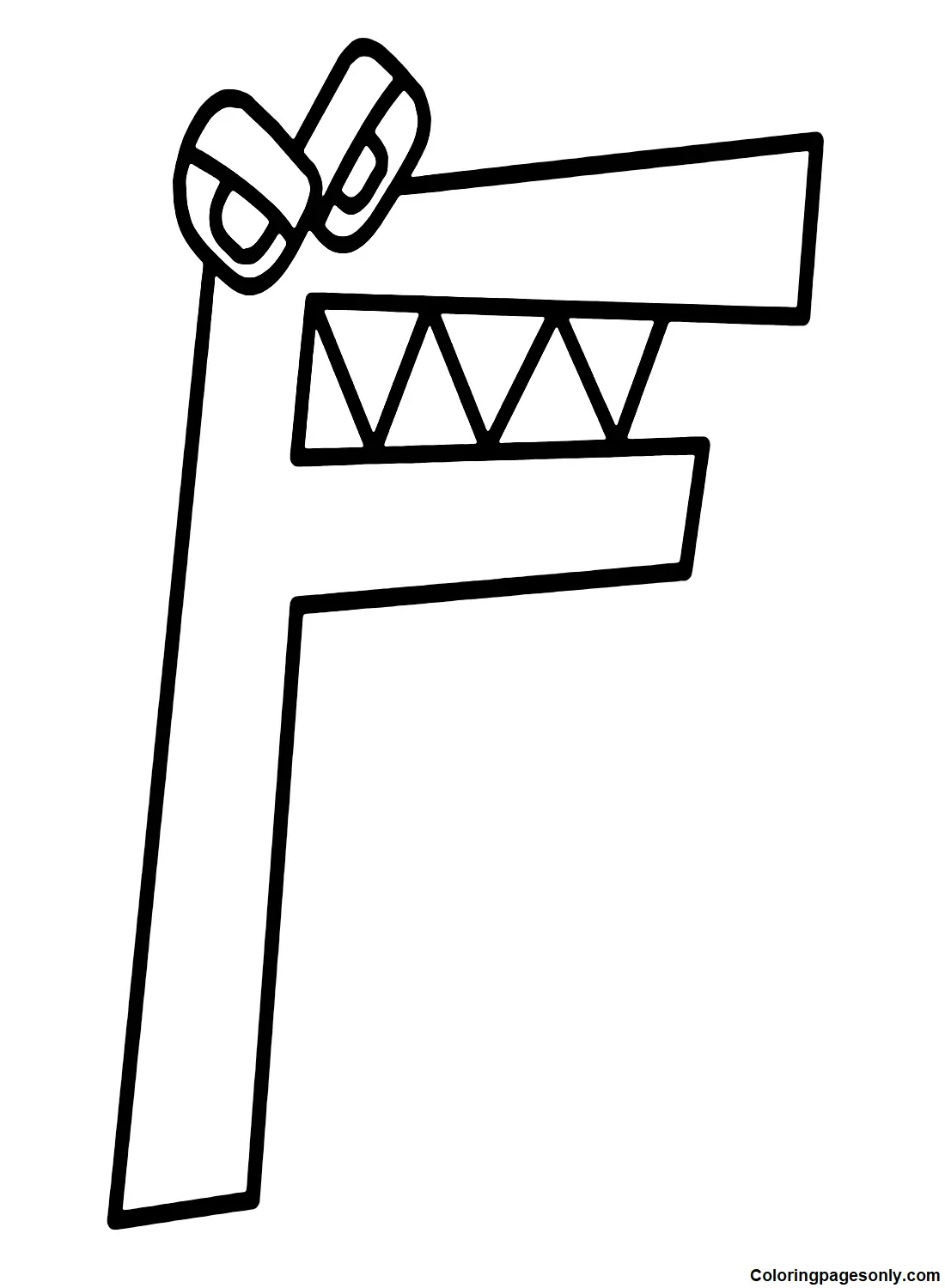 Alphabet Lore Coloring Pages 4
