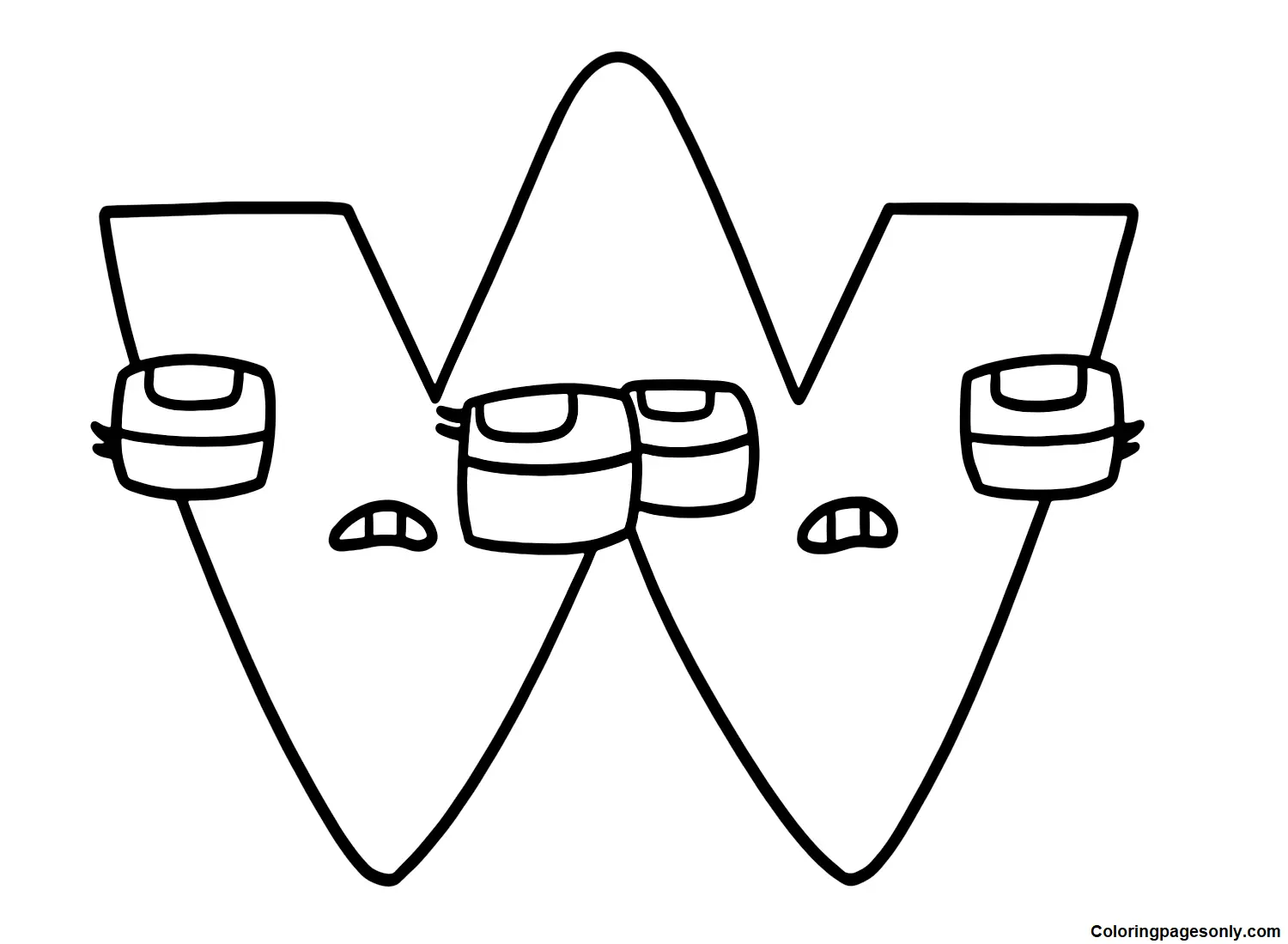 Alphabet Lore Coloring Pages 40