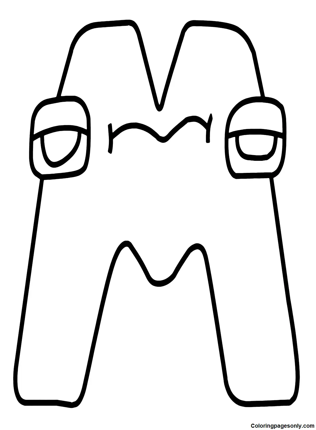Alphabet Lore Coloring Pages 41