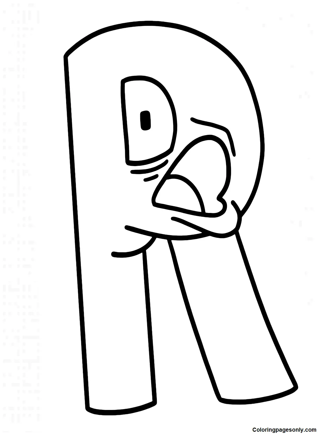 Alphabet Lore Coloring Pages 46