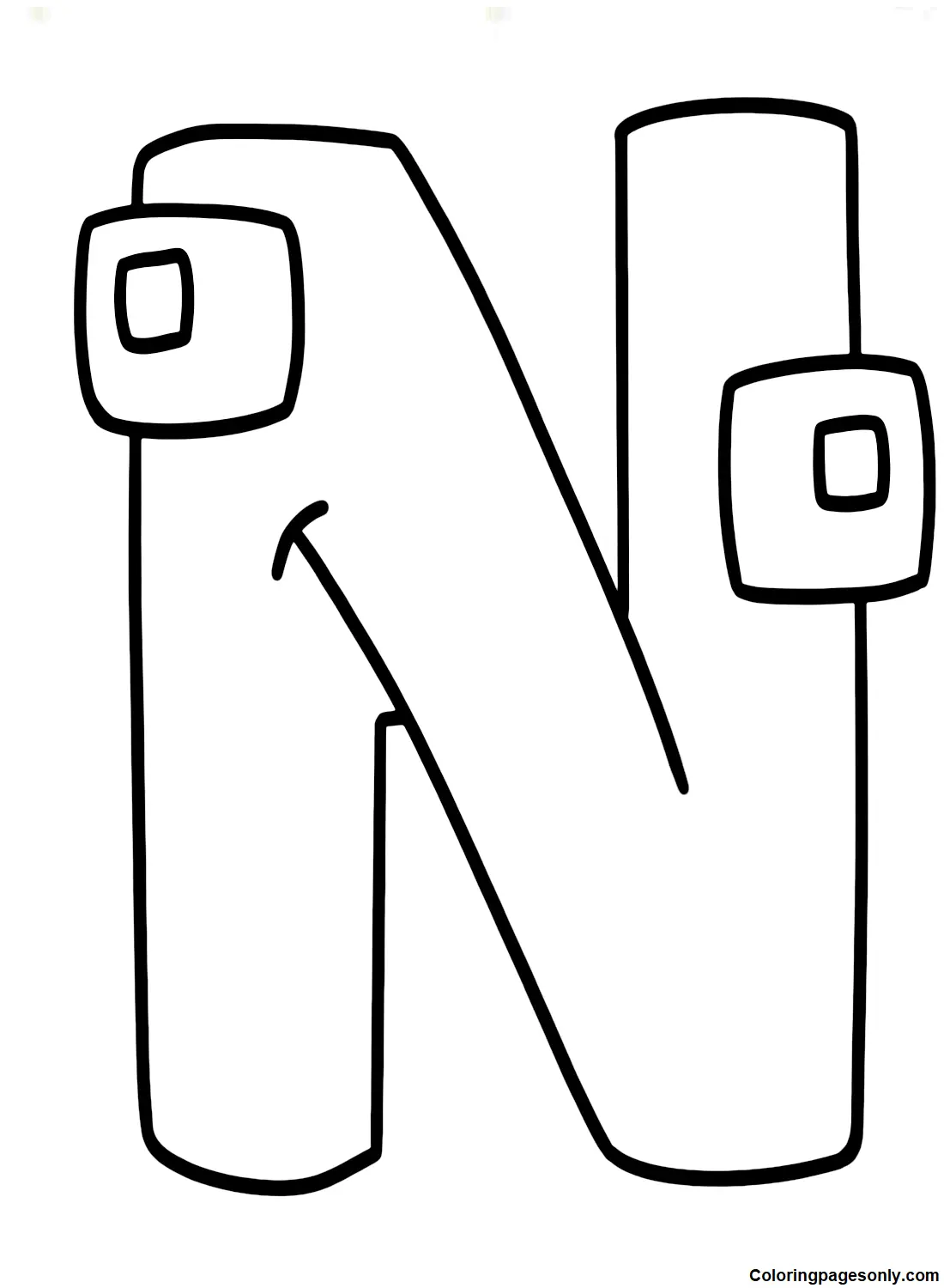 Alphabet Lore Coloring Pages 47