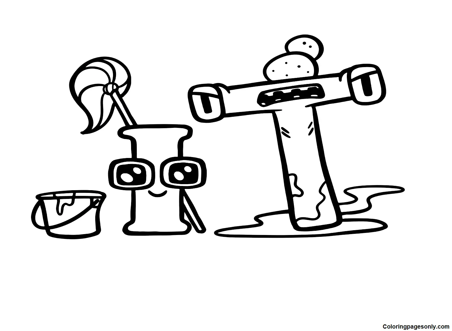 Alphabet Lore Coloring Pages 53