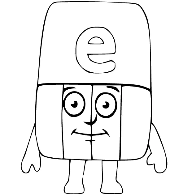 Alphablocks Coloring Pages 10