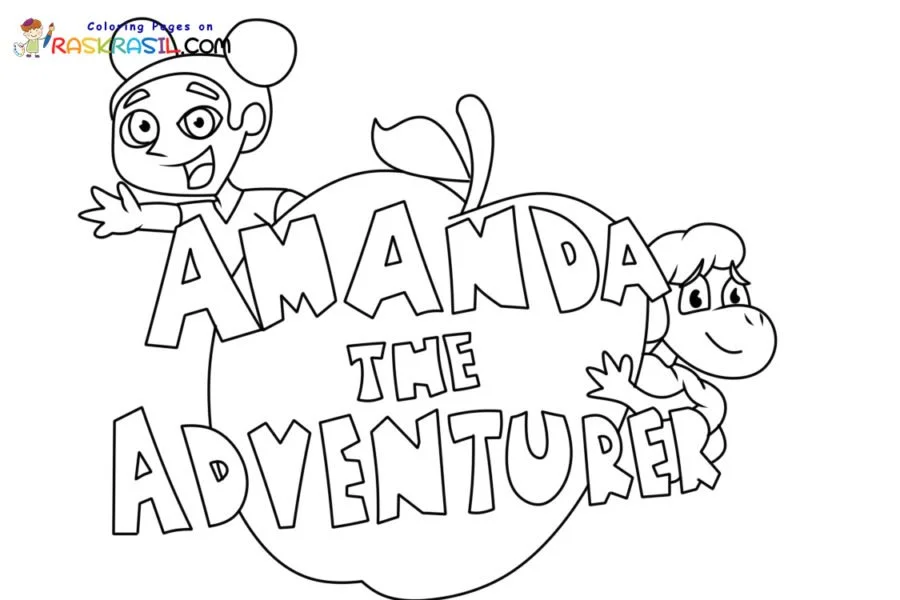 Amanda the Adventurer Coloring Pages 1