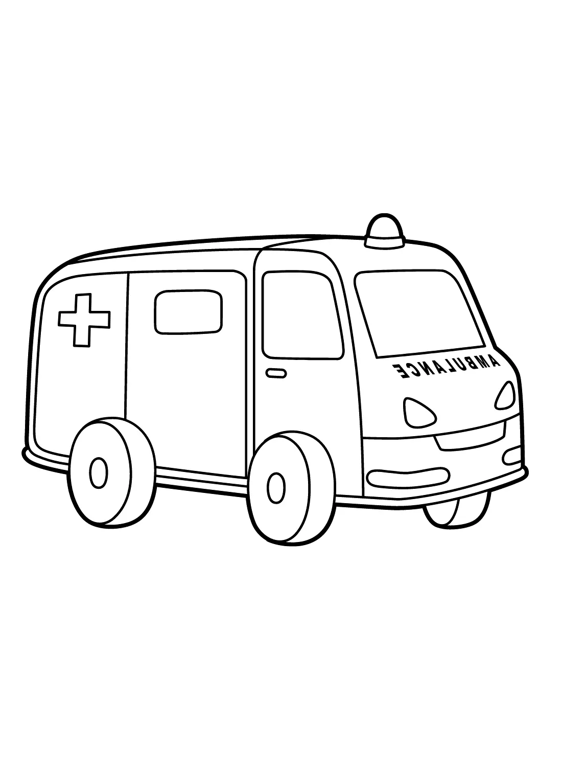 Desenhos de Ambulancia Para Colorir 19