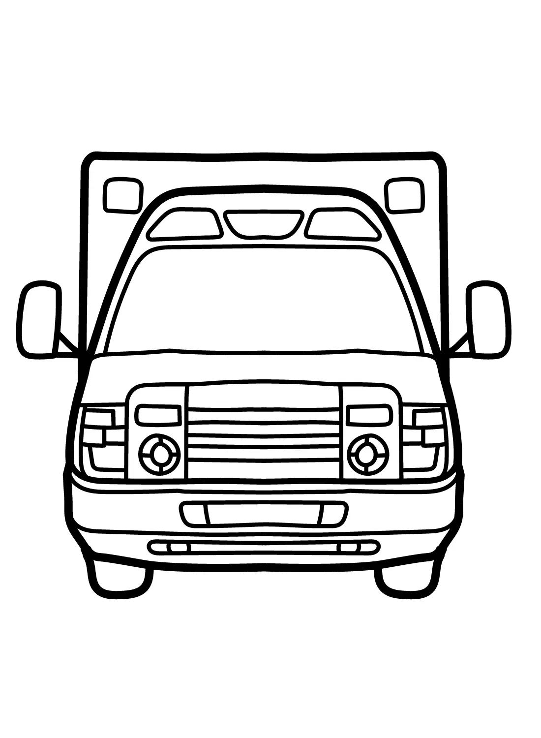 Desenhos de Ambulancia Para Colorir 23