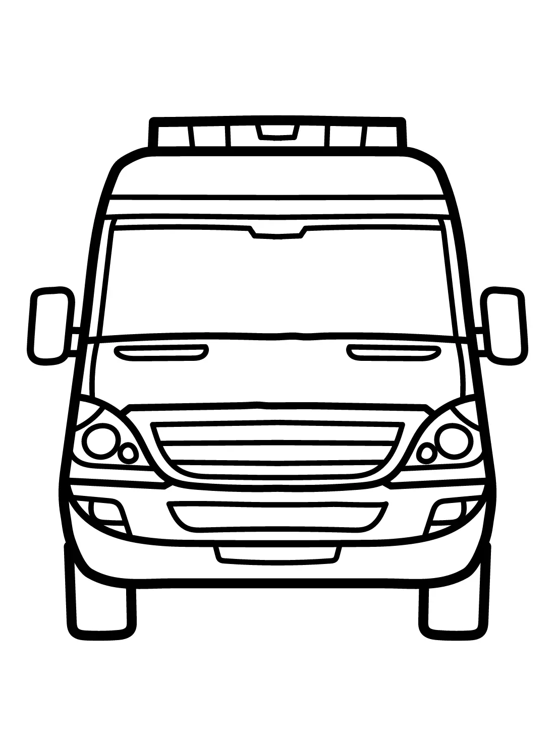 Desenhos de Ambulancia Para Colorir 30