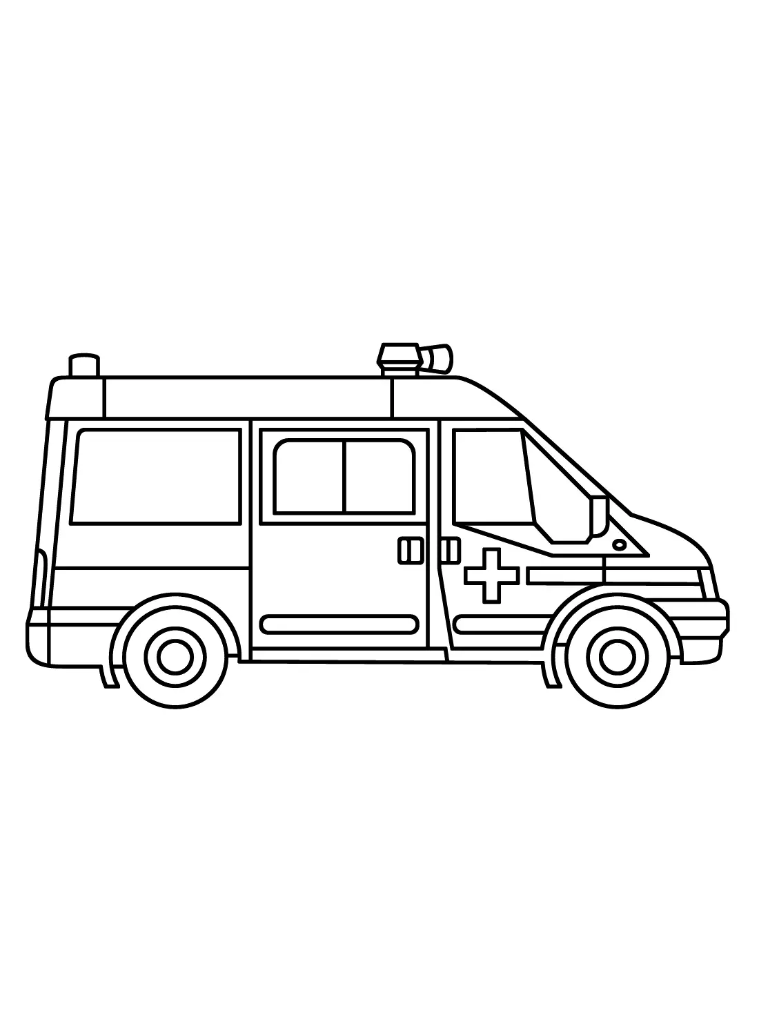 Desenhos de Ambulancia Para Colorir 34