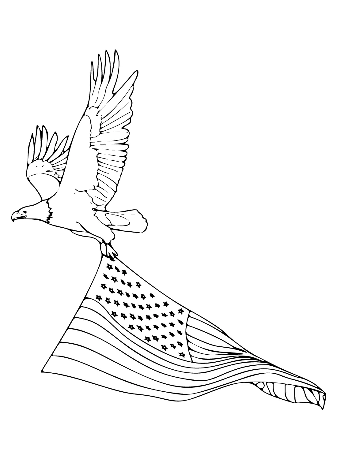 American Flag Coloring Pages 19