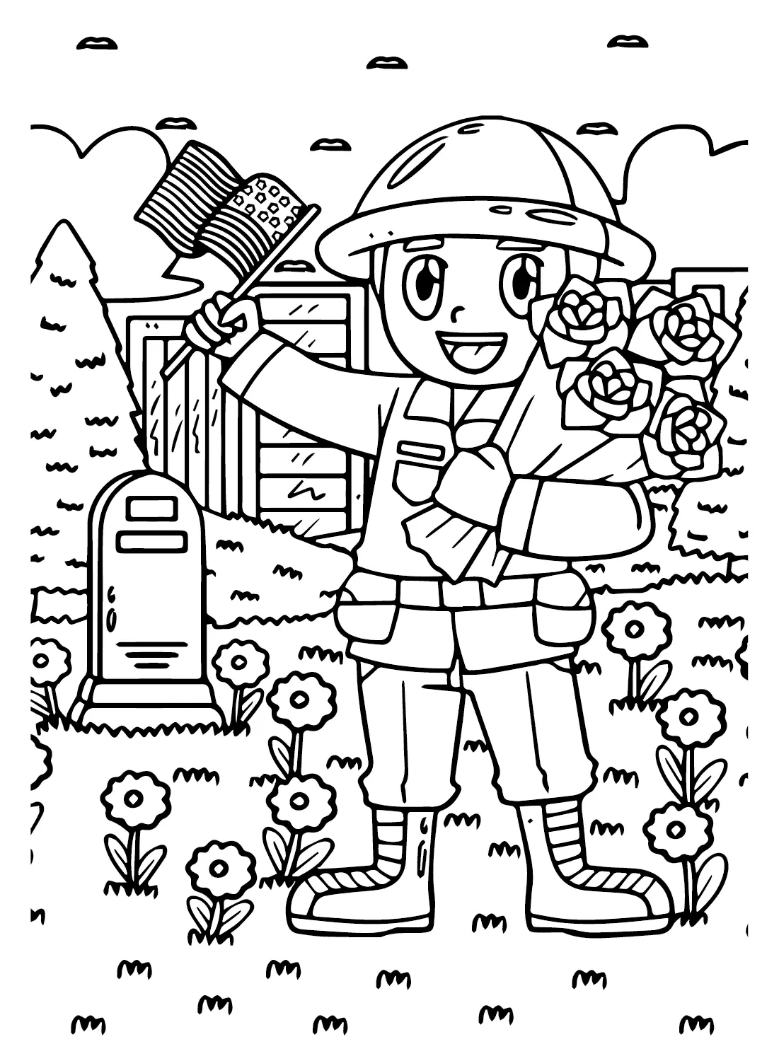 American Flag Coloring Pages 20