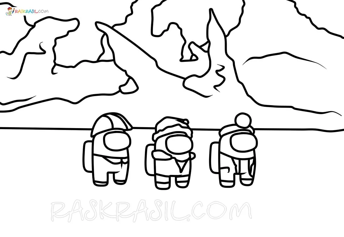 De Among Us Para Colorear 14