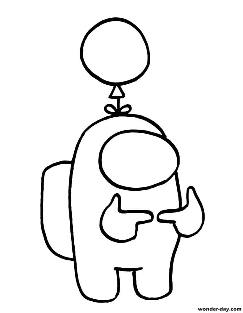 De Among Us Para Colorear 35
