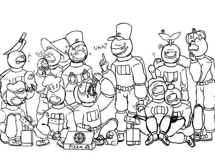 De Among Us Para Colorear 39