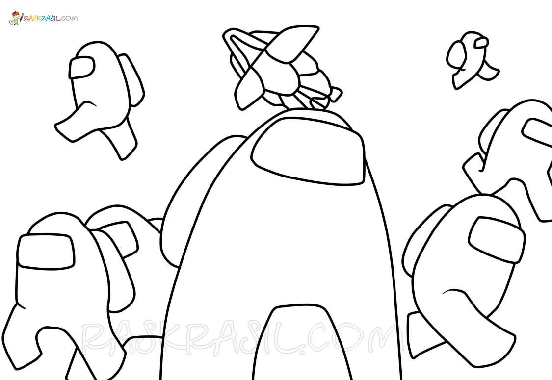 De Among Us Para Colorear 4