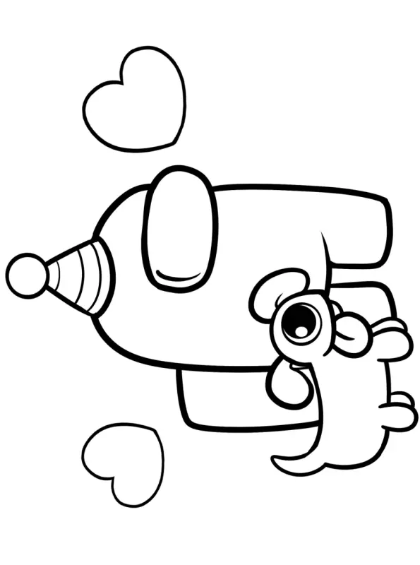 De Among Us Para Colorear 40