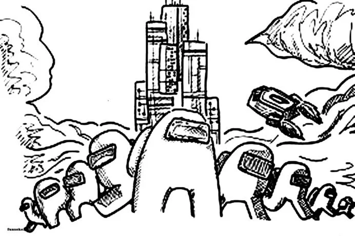 De Among Us Para Colorear 58