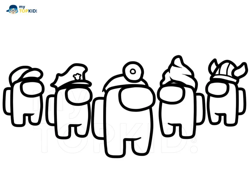 De Among Us Para Colorear 6