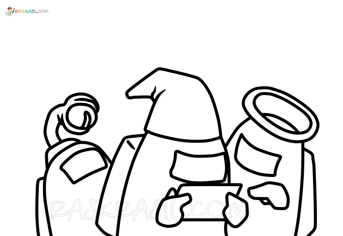De Among Us Para Colorear 7