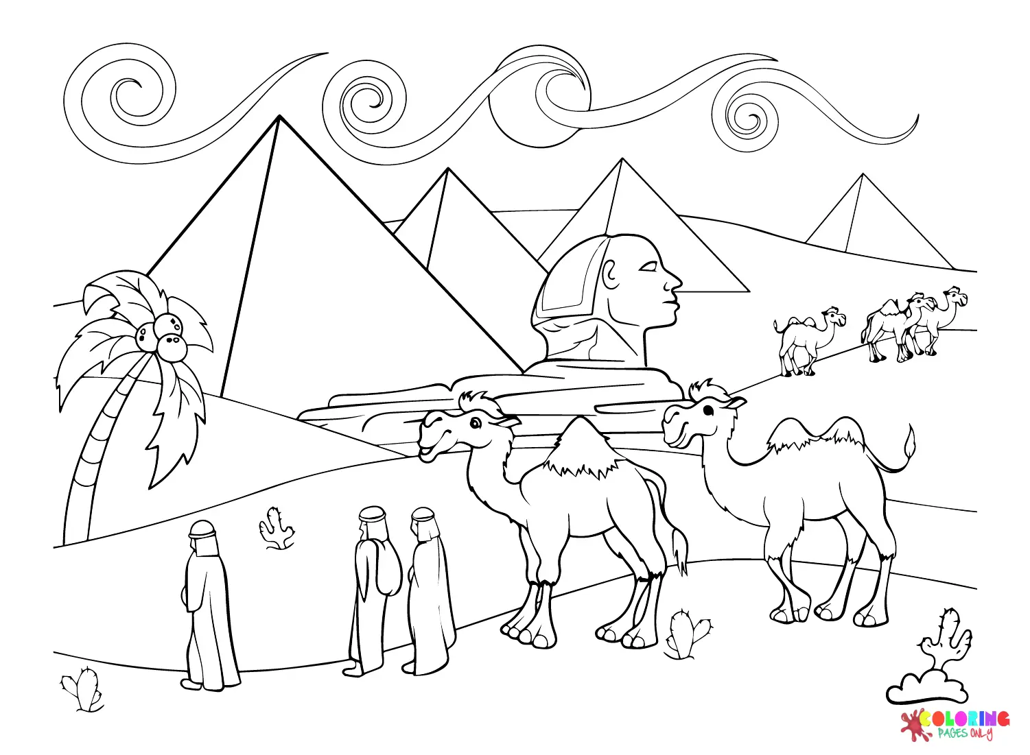 Ancient Egypt Coloring Pages 6