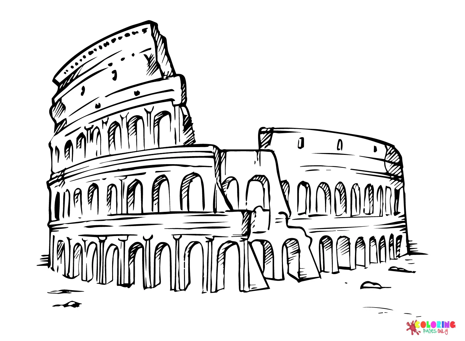 Antigua Roma Y El Imperio Romano Para Colorear 23