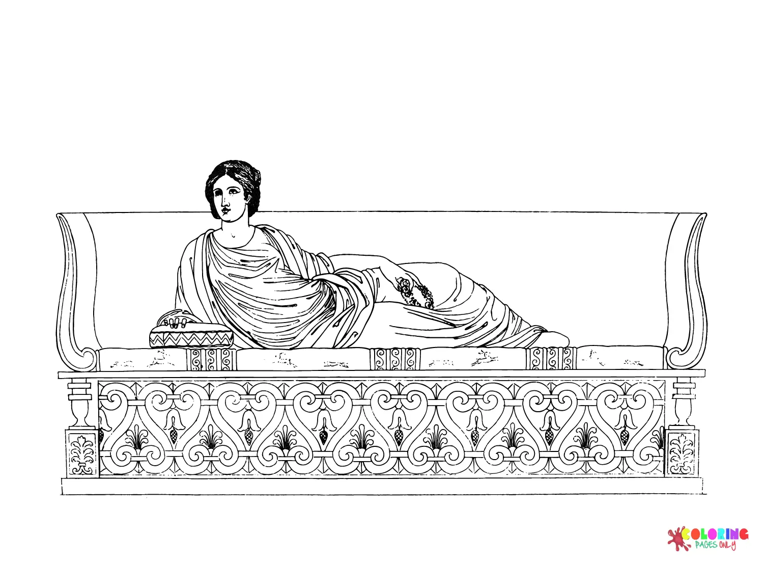 Antigua Roma Y El Imperio Romano Para Colorear 6