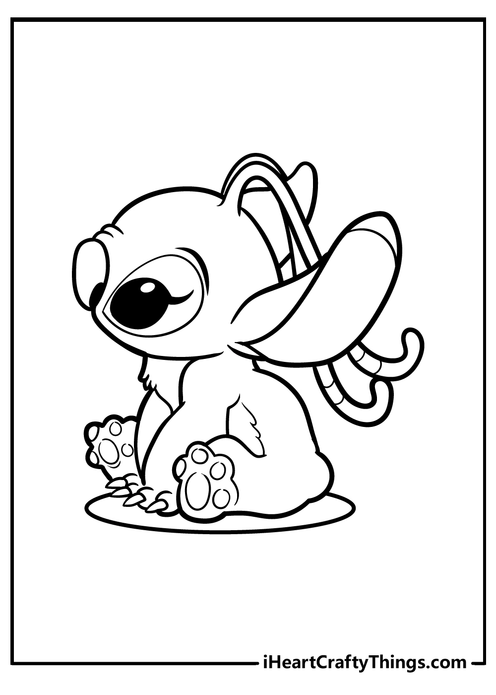 Angel und Stitch Ausmalbilder 10