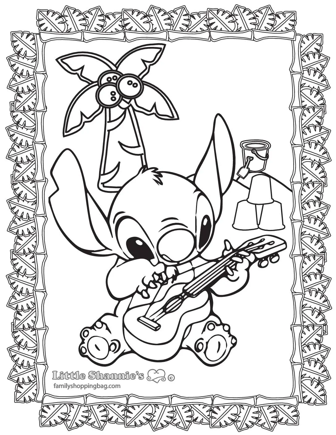Angel und Stitch Ausmalbilder 15