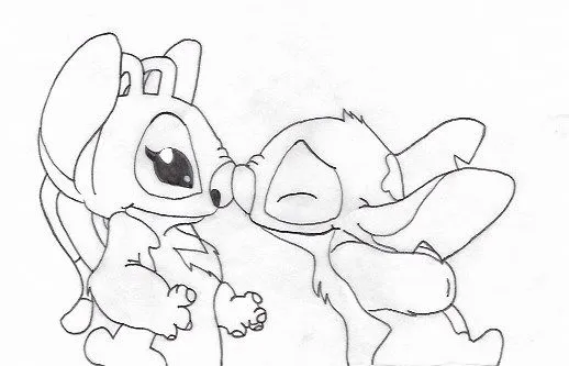 Angel und Stitch Ausmalbilder 25