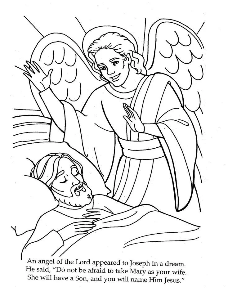 angel Gabriel Para Colorear 21