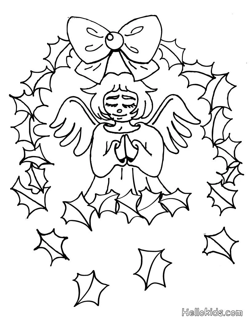 angel Gabriel Para Colorear 39