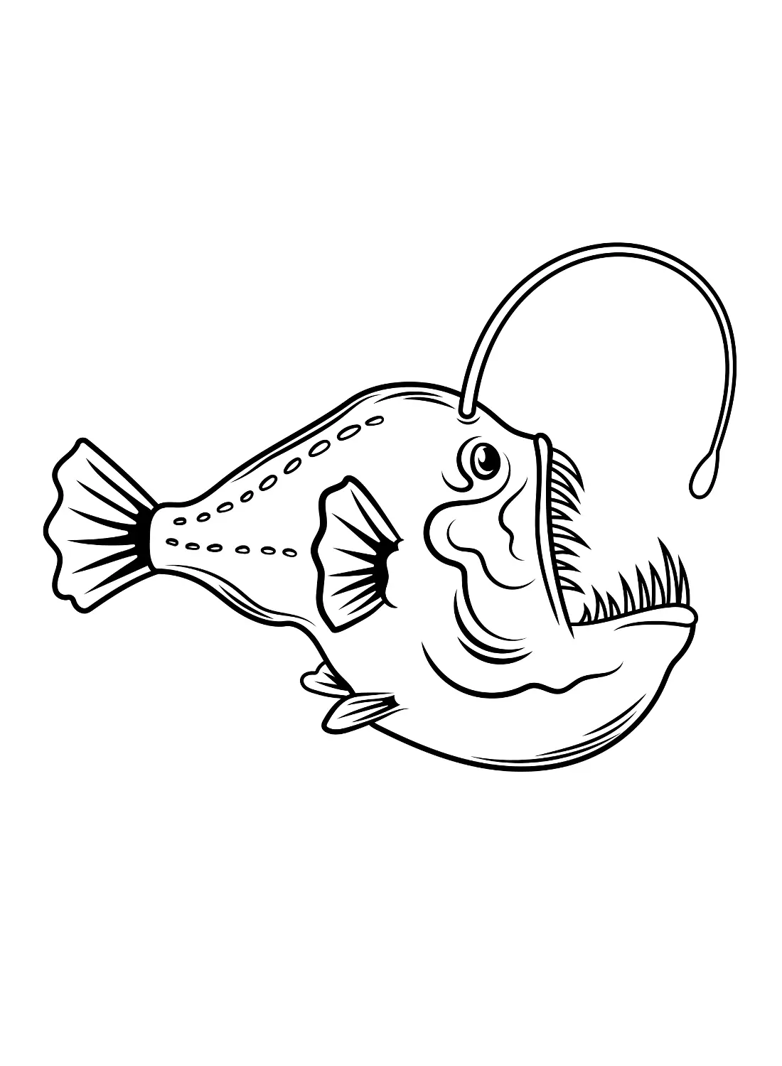 Anglerfisch Ausmalbilder 1